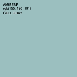 #9BBEBF - Gull Gray Color Image